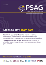 FCA pension scams leaflet